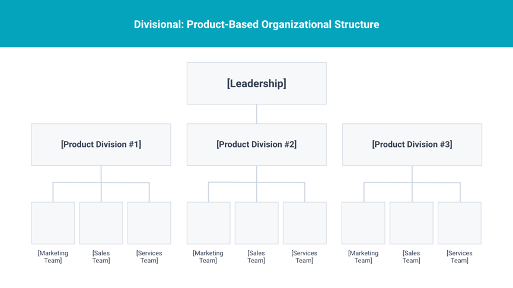 Organizational Structures Every Company Should Consider 3 Product Based Divisional Structure