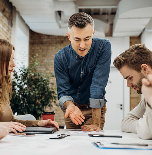 Digital marketing tean